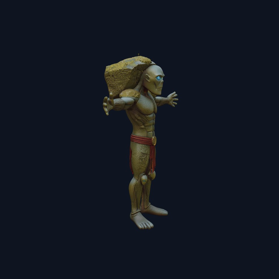 Rock Guardian Warrior model pack